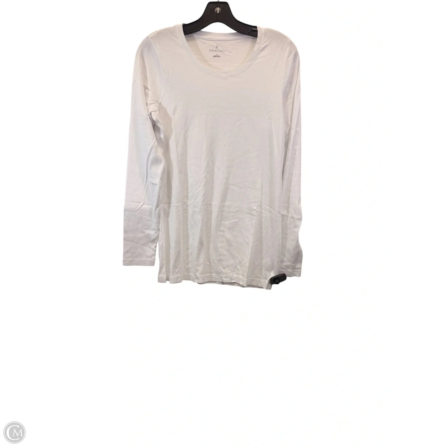 Top Long Sleeve Basic By Caslon In White, Size: Xl