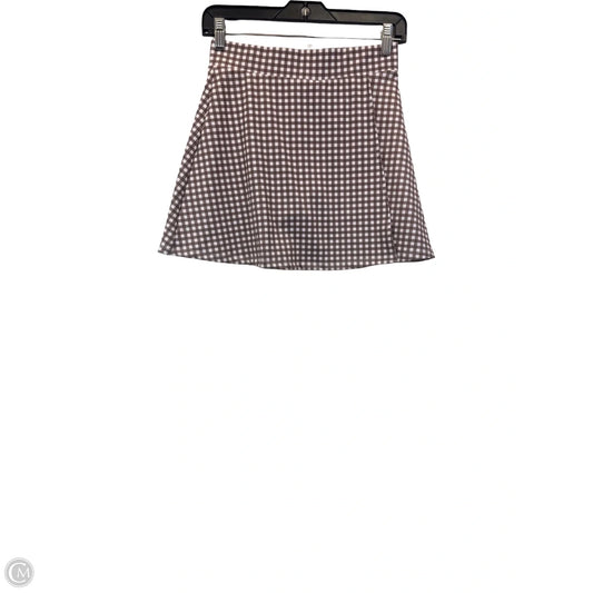 Skort By Talulah In Brown & White, Size: M