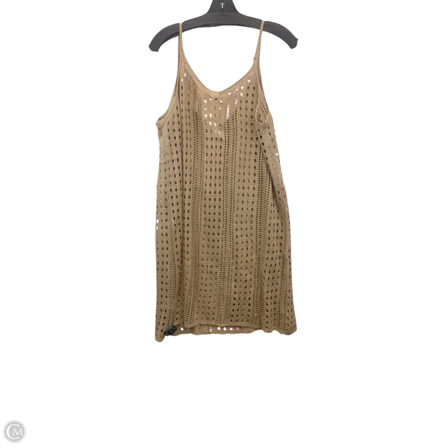 Dress Casual Midi By Shein In Tan, Size: L