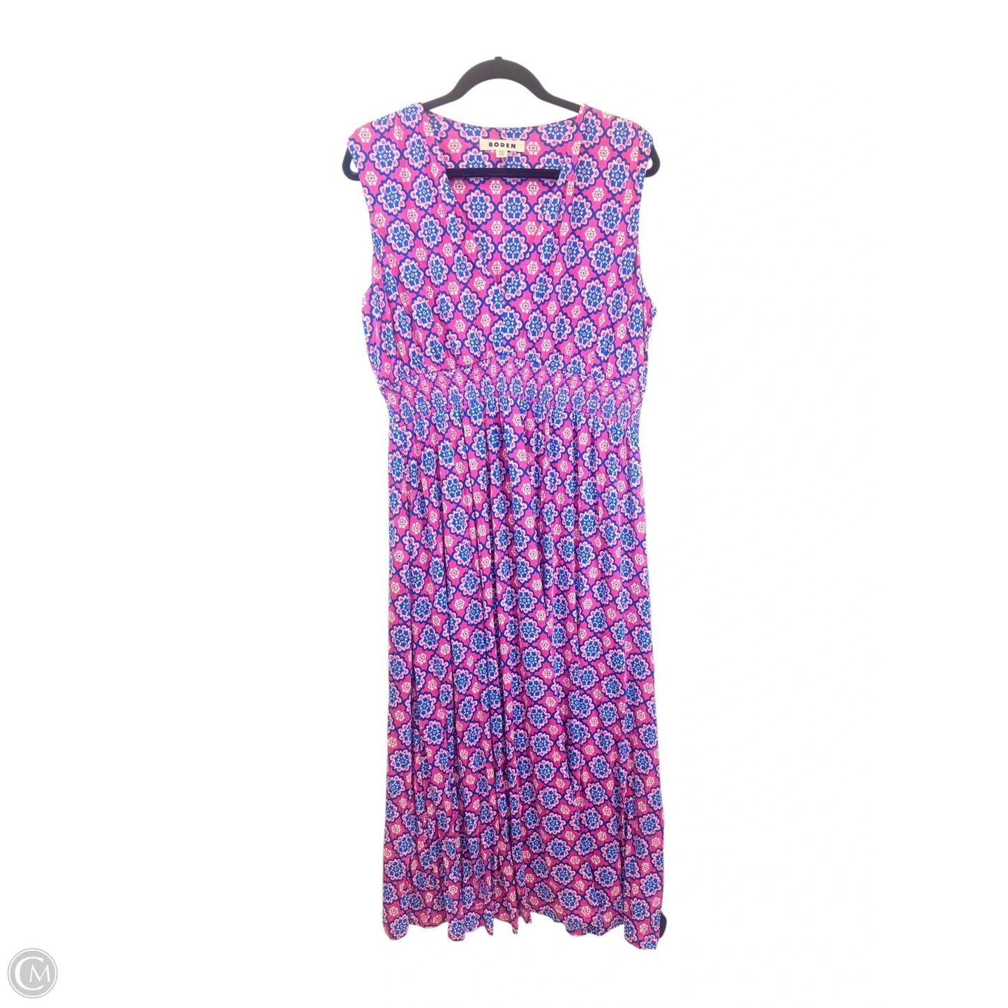 Dress Casual Maxi By Boden In Blue & Purple, Size: L