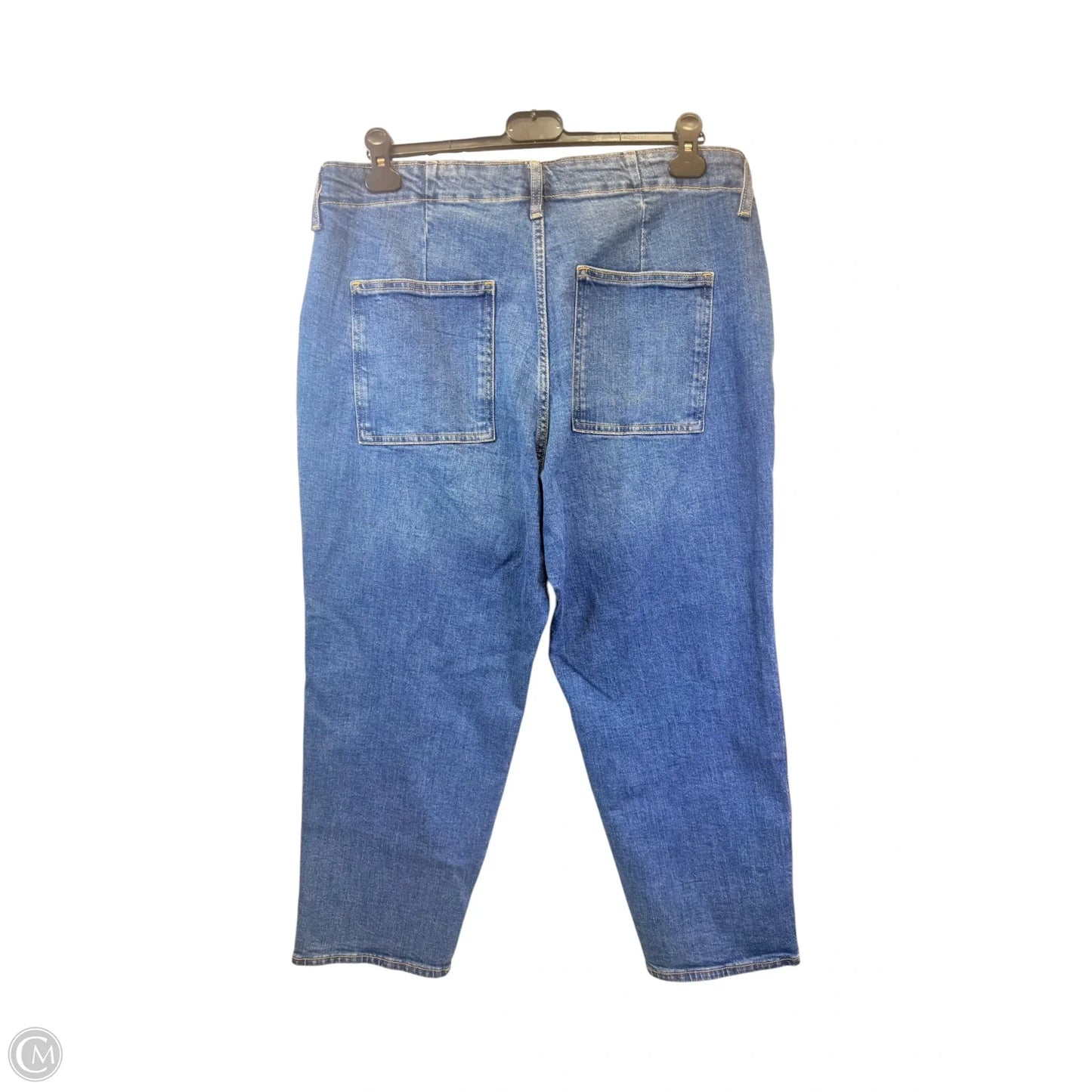 Jeans Straight By Old Navy In Blue Denim, Size: 8p
