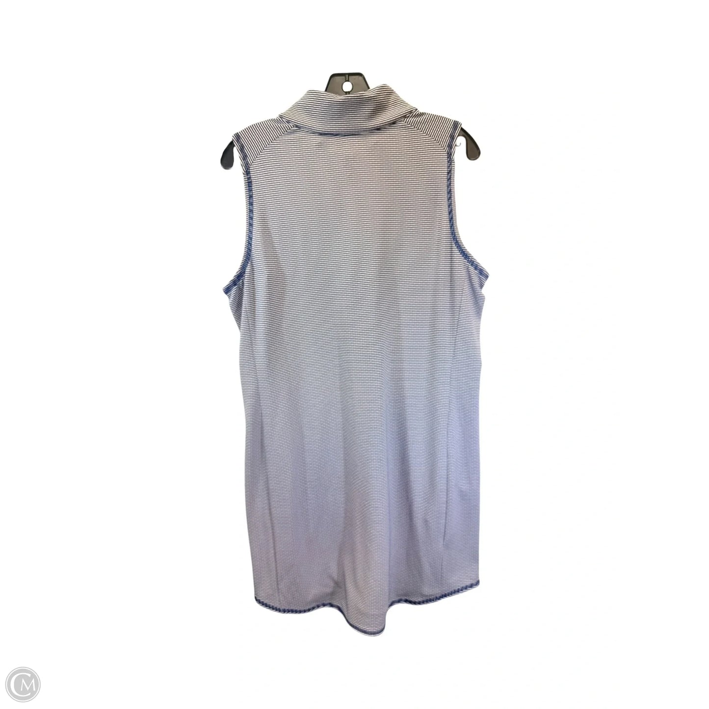 Dress Casual Midi By Tommy Bahama In Blue & White, Size: L