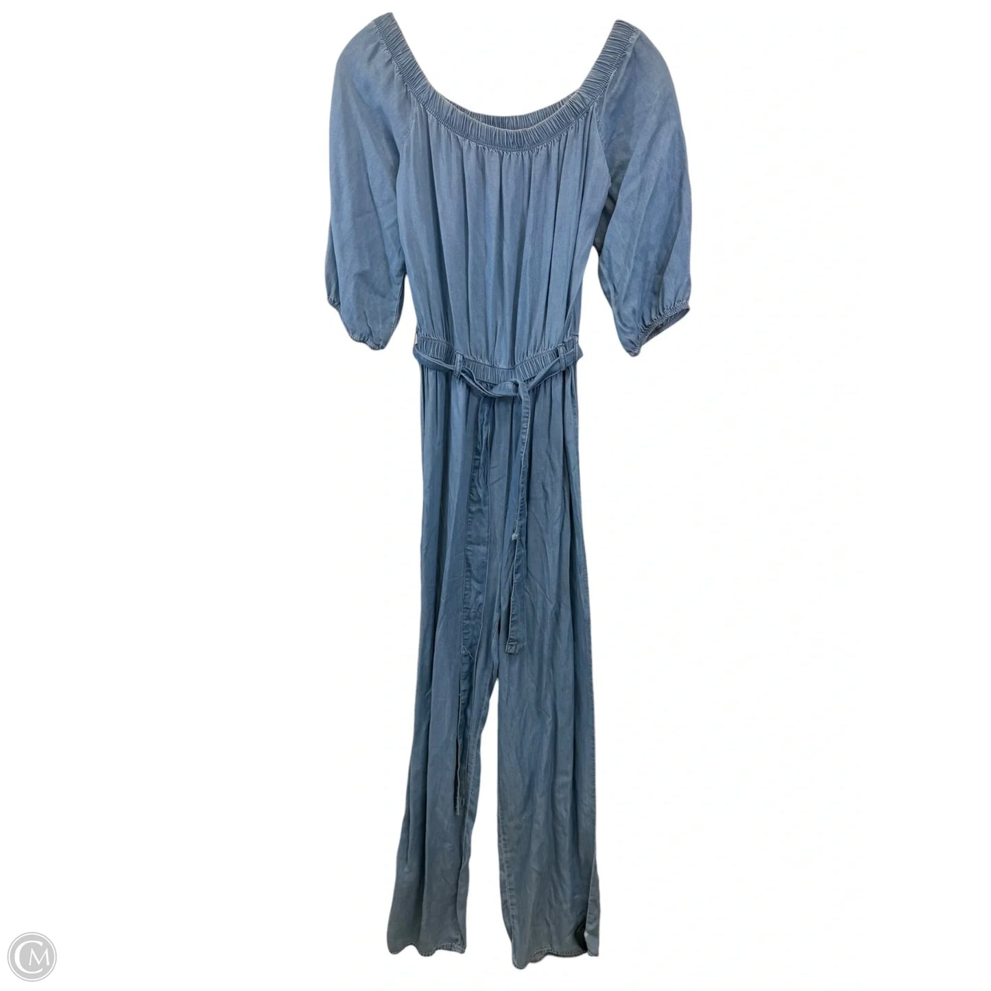 Jumpsuit By Haute Monde In Blue Denim, Size: S