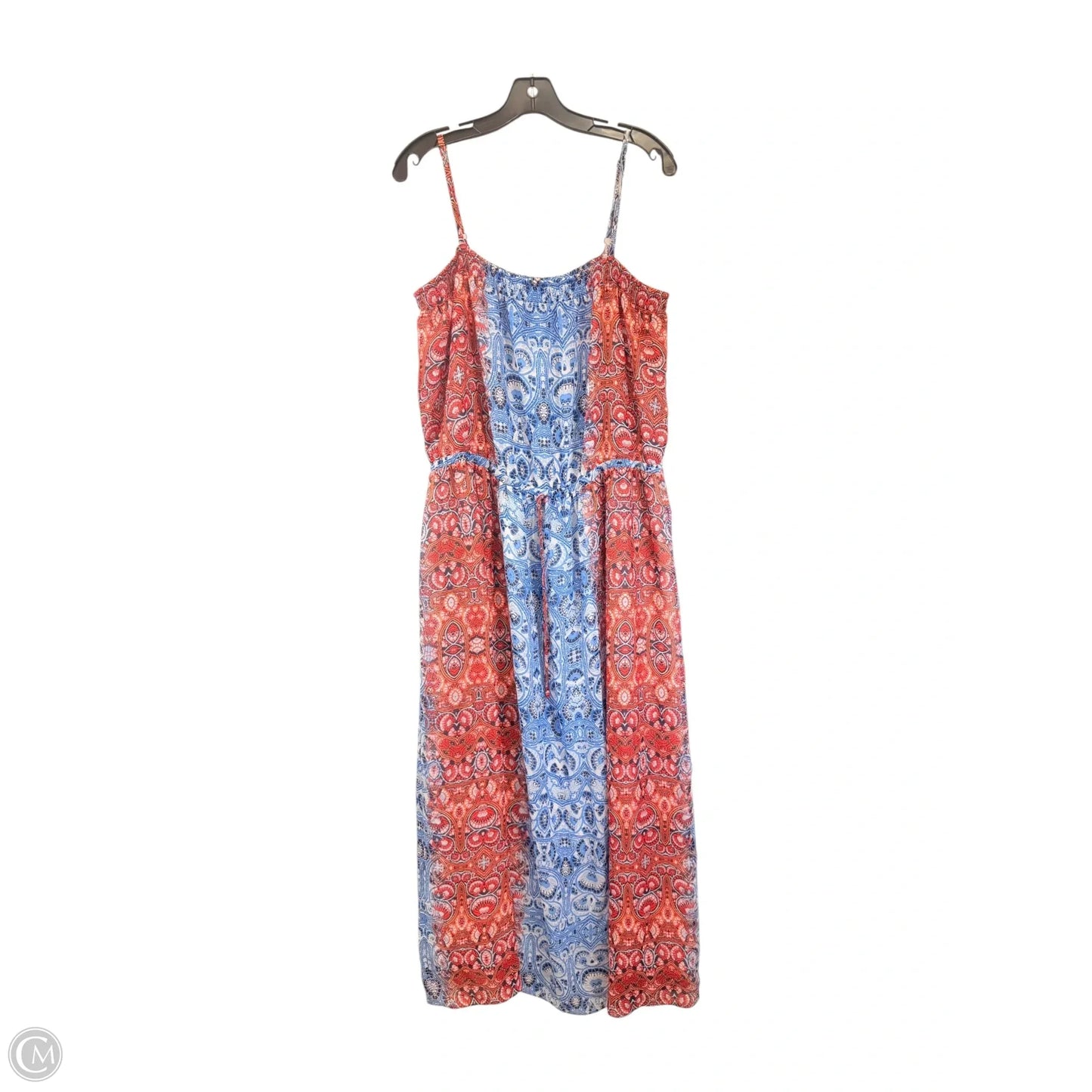 Dress Casual Maxi By Two By Vince Camuto In Blue & Red & White, Size: Xl