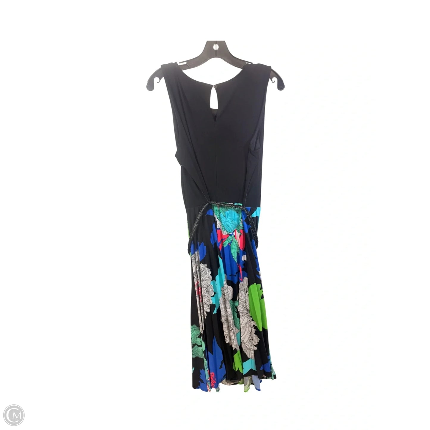 Dress Casual Midi By Sandra Darren In Black & White, Size: Xl