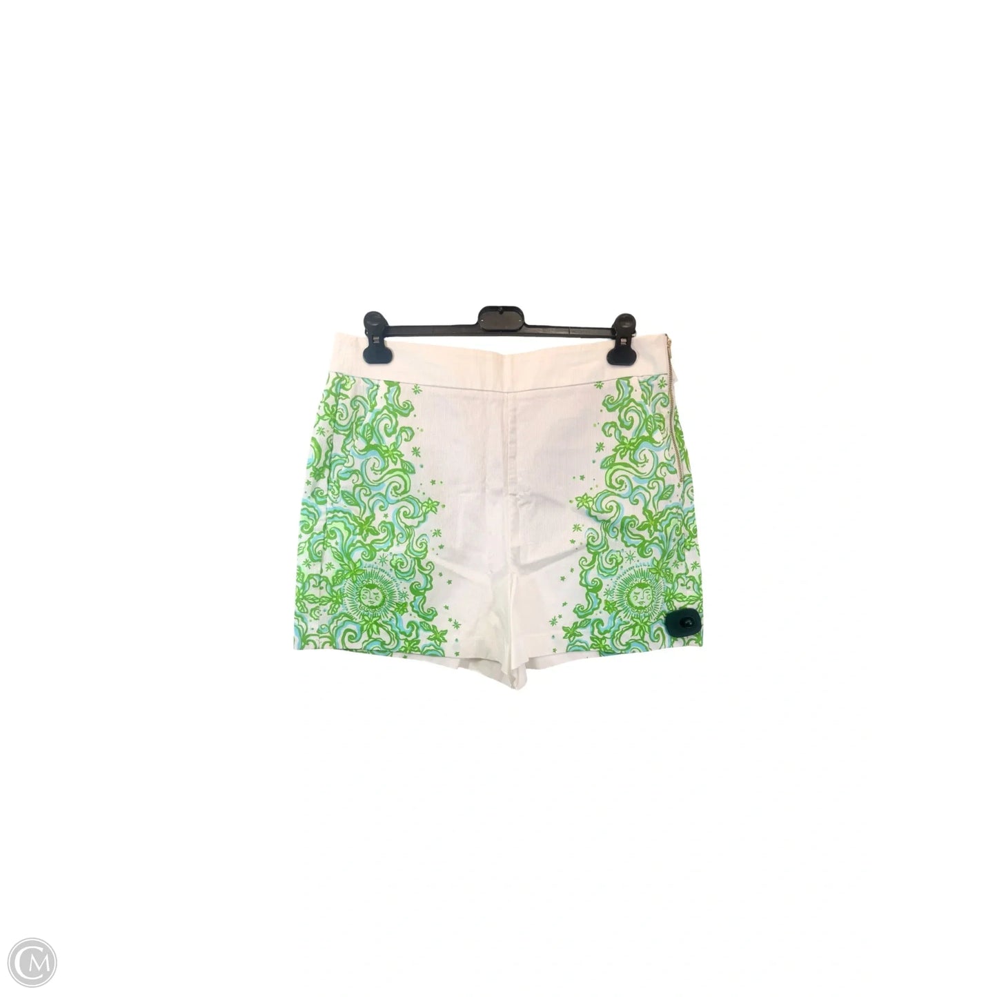 Shorts Designer By Lilly Pulitzer In Blue & Green, Size: 14