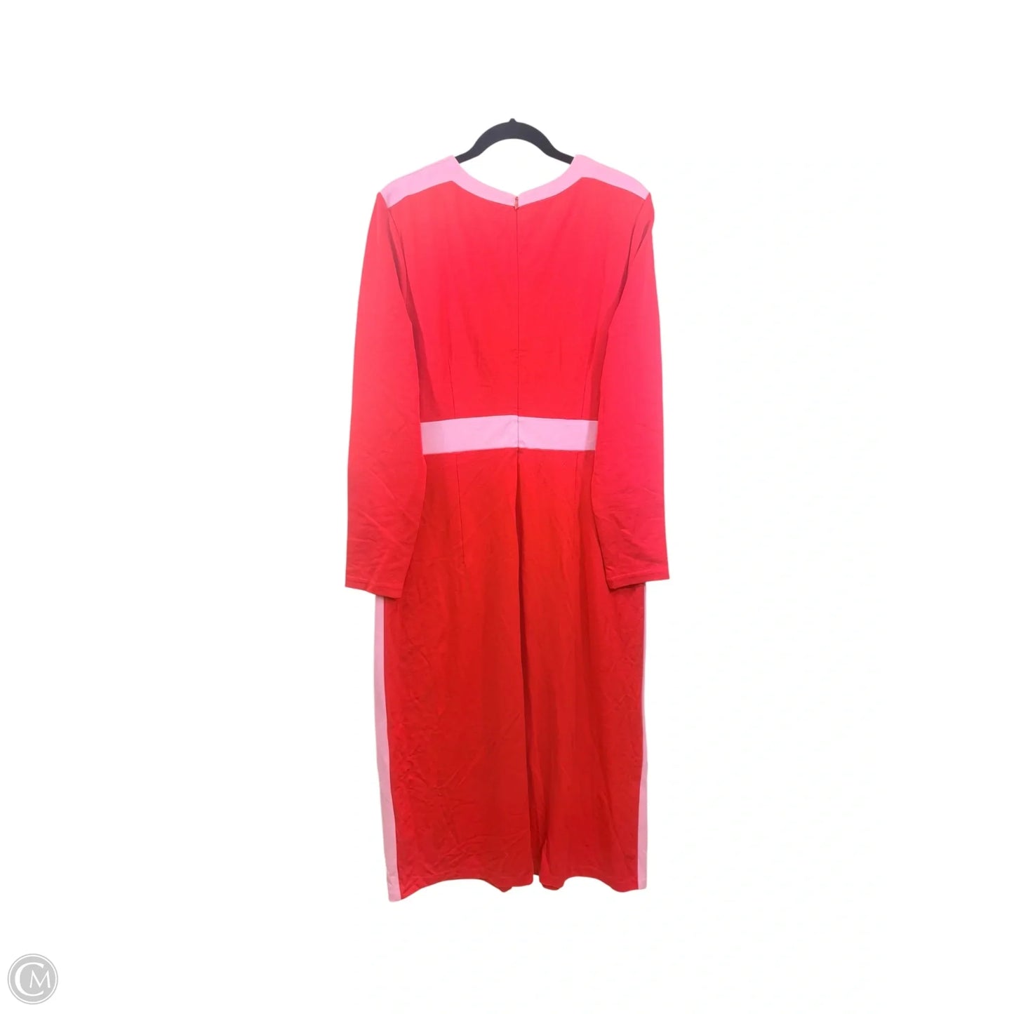 Dress Casual Maxi By Boden In Pink & Red, Size: Xl