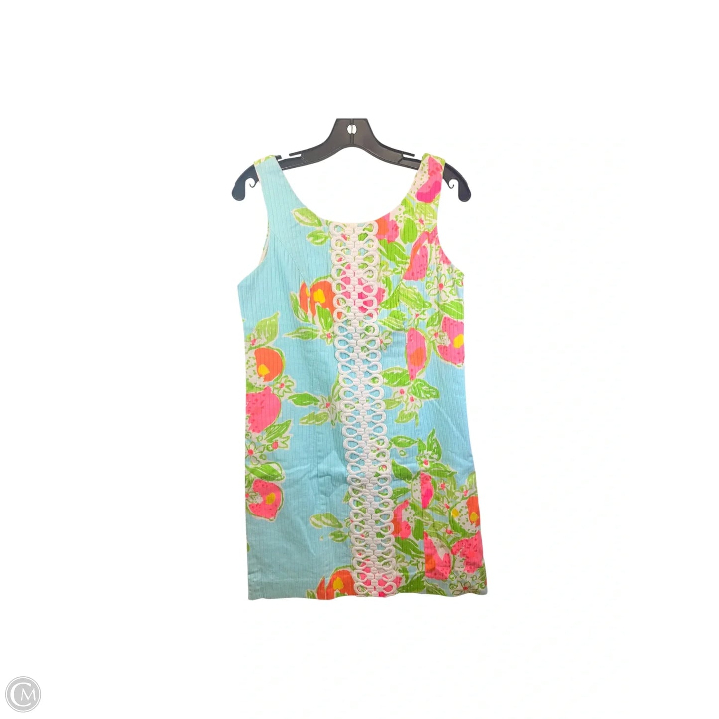 Dress Designer By Lilly Pulitzer In Blue & Green, Size: 4
