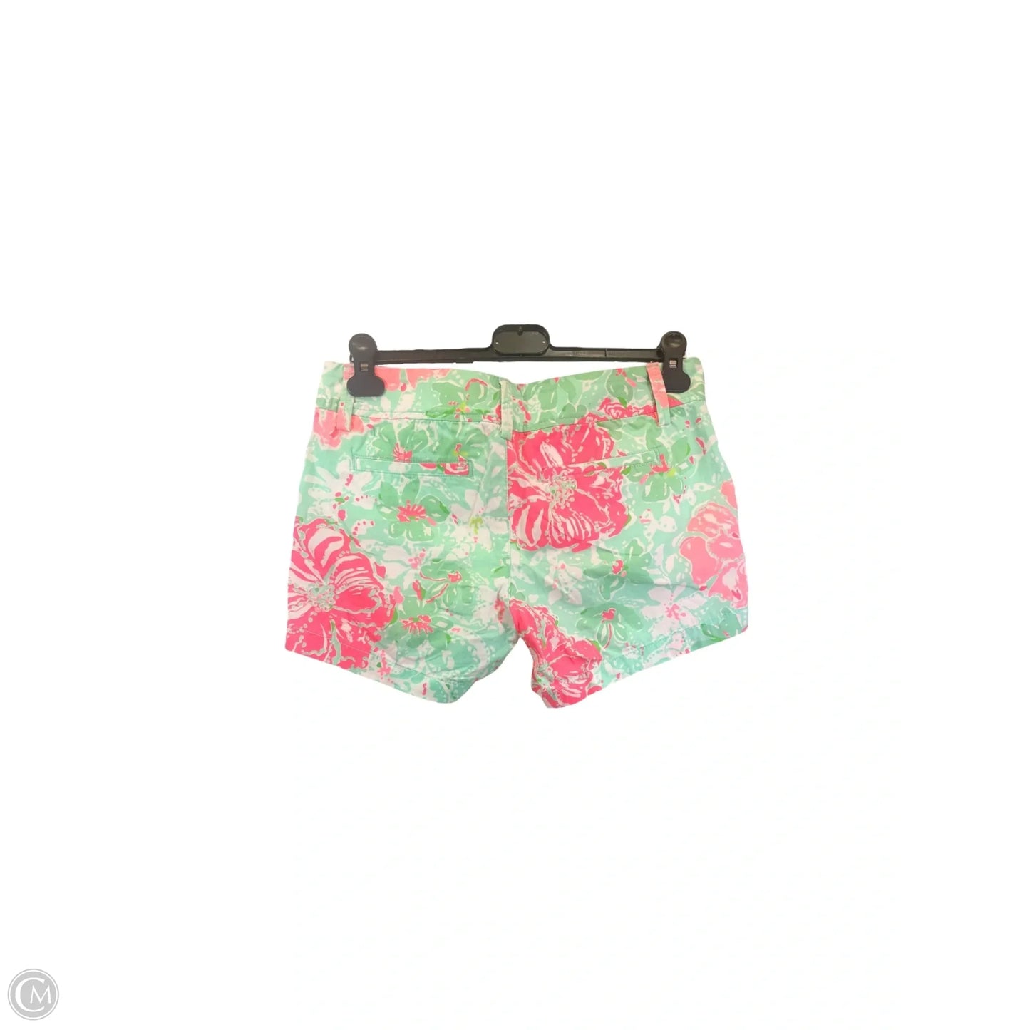 Shorts Designer By Lilly Pulitzer In Green & Pink, Size: 4