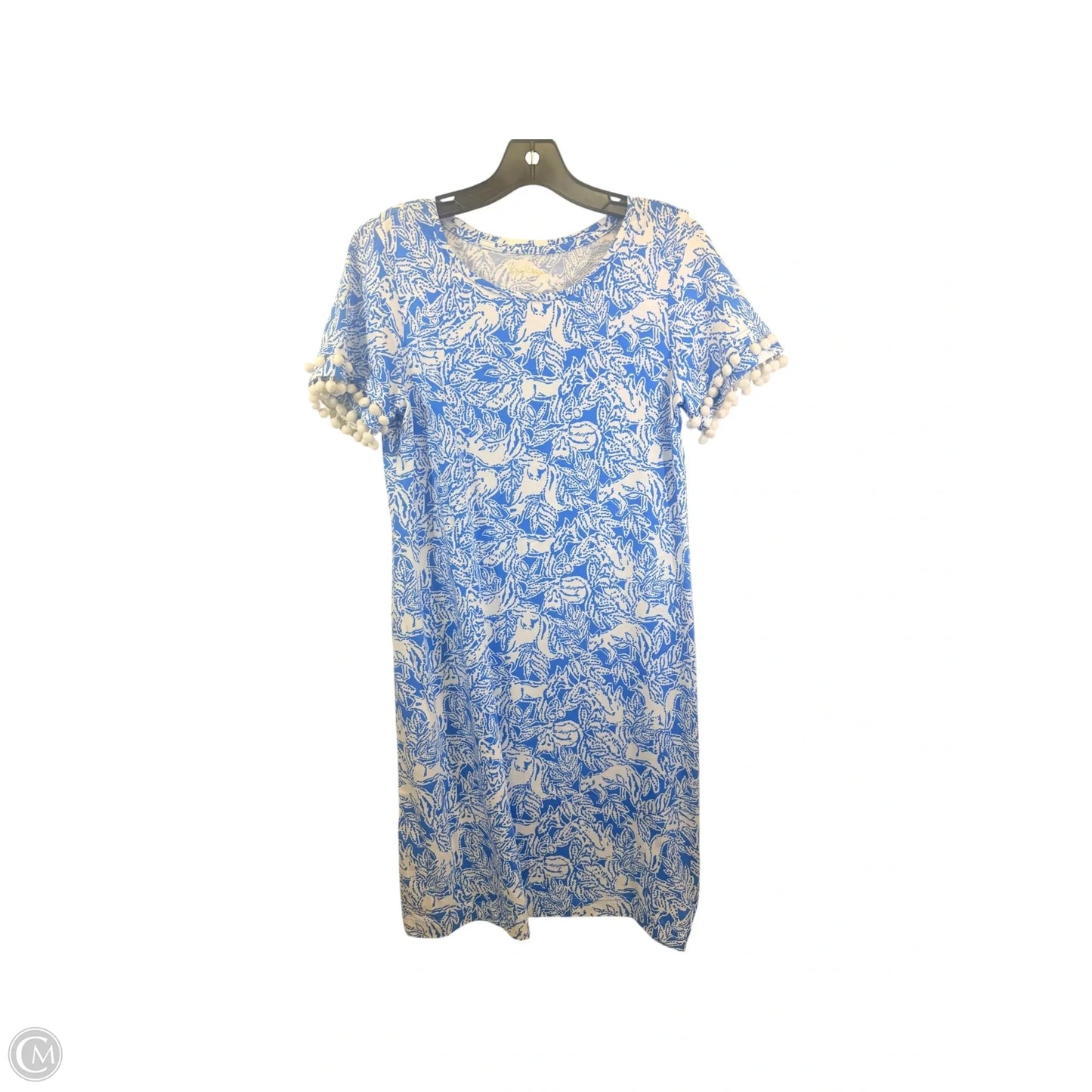 Dress Designer By Lilly Pulitzer In Blue & White, Size: S
