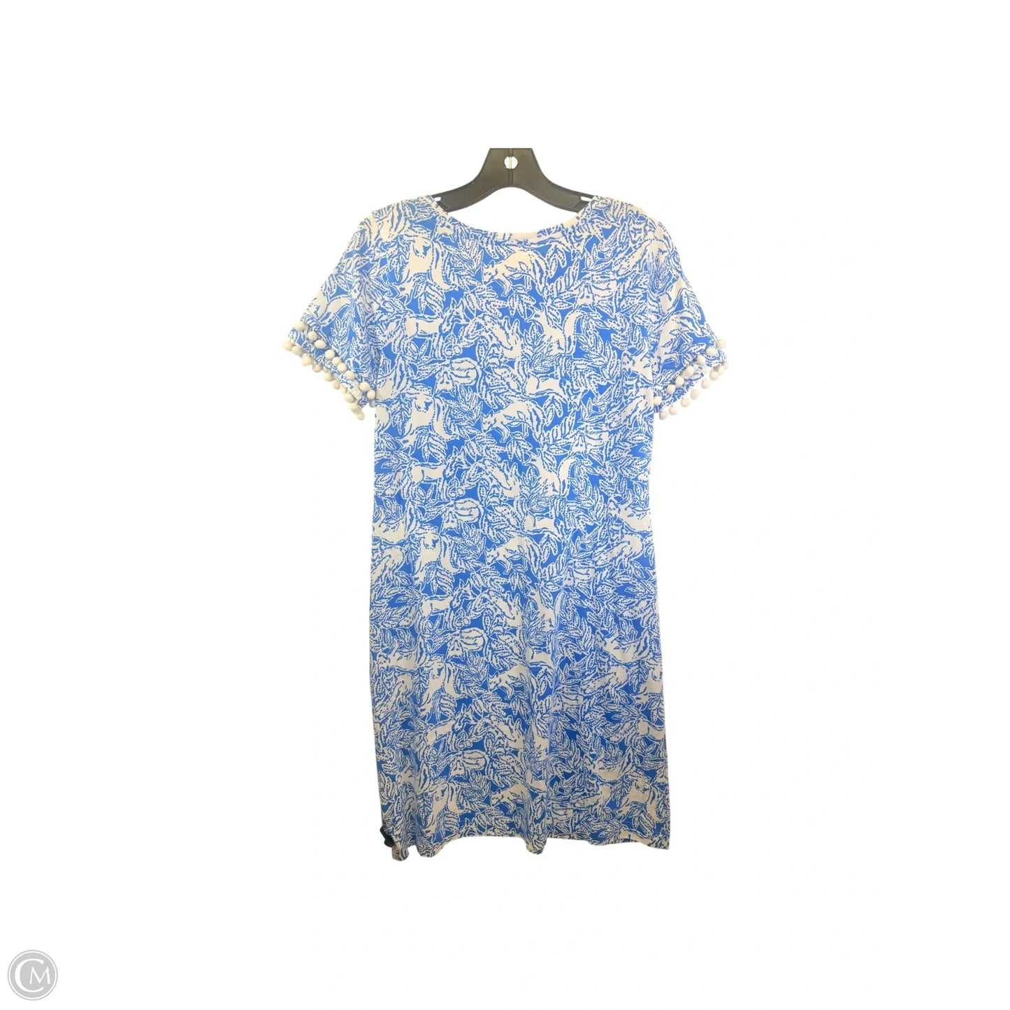 Dress Designer By Lilly Pulitzer In Blue & White, Size: S