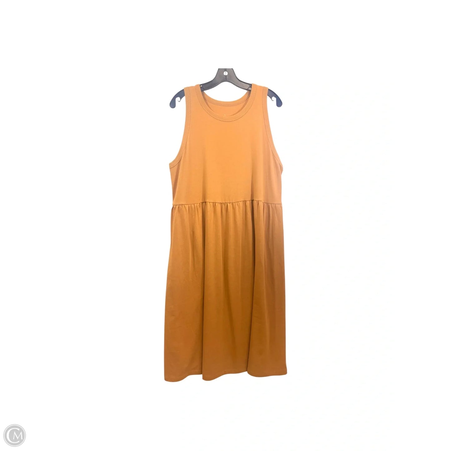 Dress Casual Maxi By A New Day In Tan, Size: Xxl