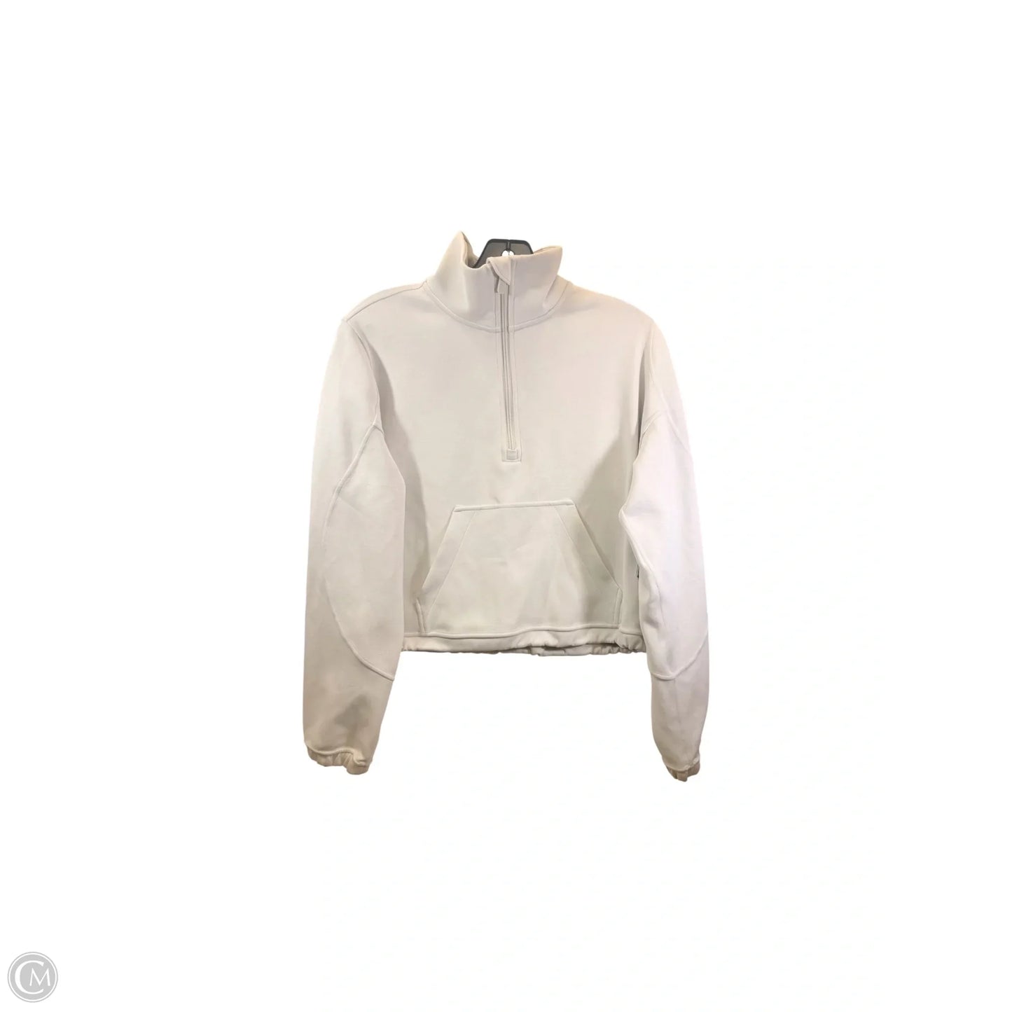 Athletic Top Long Sleeve Collar By Lululemon In Tan, Size: 4
