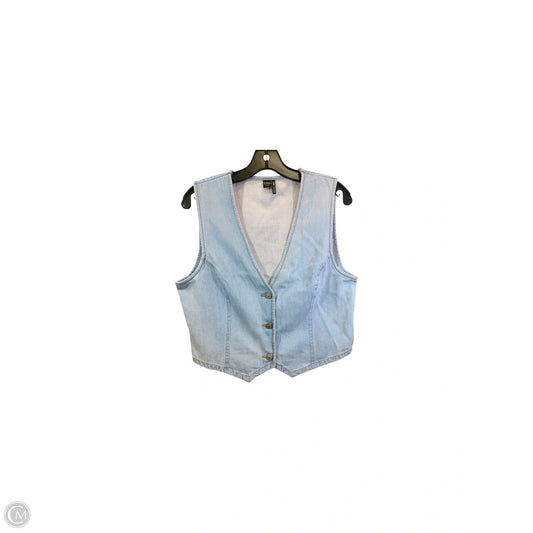 Vest Other By Icōne In Blue Denim, Size: L