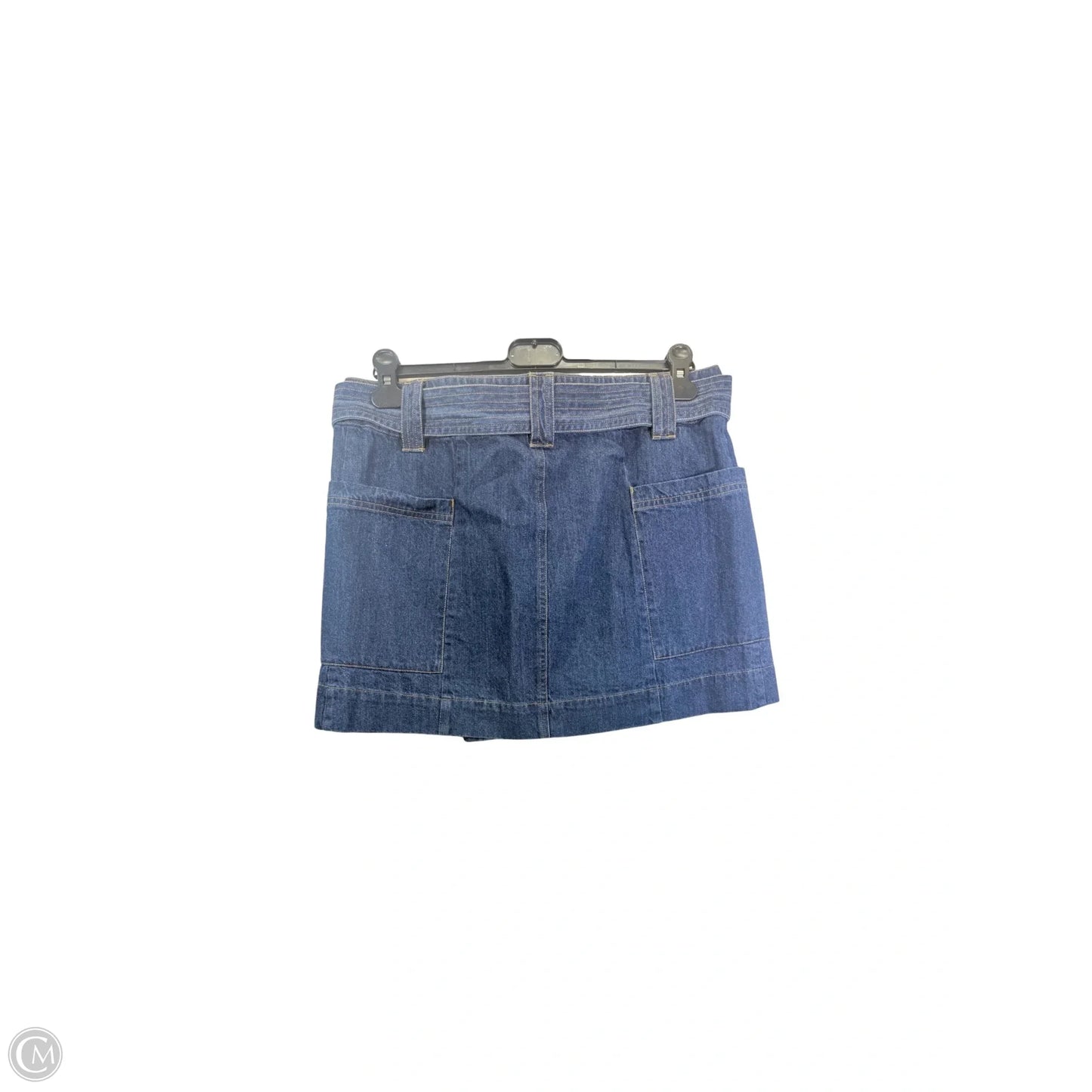 Skirt Mini & Short By Rails In Blue Denim, Size: L
