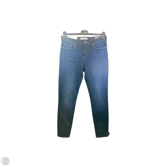 Jeans Skinny By Banana Republic In Blue Denim, Size: 6
