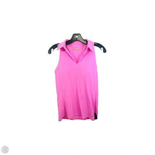 Top Sleeveless Designer By Lilly Pulitzer In Pink, Size: Xs