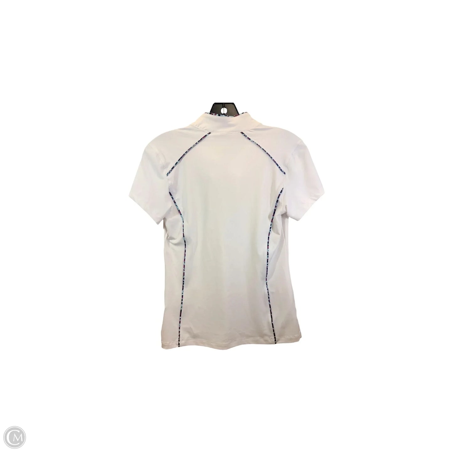 Athletic Top Short Sleeve By Lady Hagen In White, Size: Xs