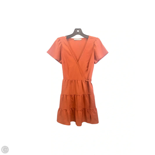 Dress Casual Midi By Abercrombie And Fitch In Copper, Size: Xxs