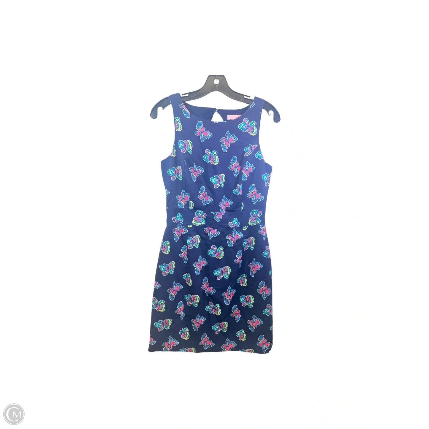 Dress Designer By Lilly Pulitzer In Blue & Pink, Size: 4