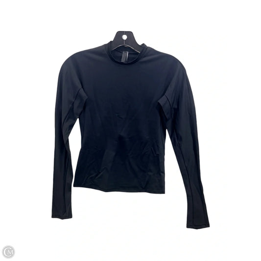 Athletic Top Long Sleeve Crewneck By Skims In Black, Size: S