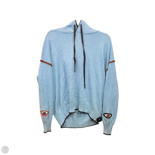 Sweater By Zaket & Plover In Black & Blue, Size: Xl