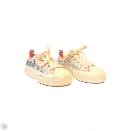 Shoes Designer By Amiri In Pink & Silver, Size: 8