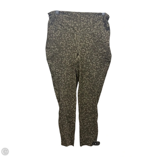 Athletic Leggings By Lululemon In Camouflage Print, Size: 12