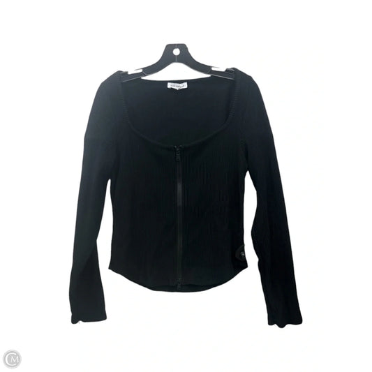 Top Long Sleeve By Good American In Black, Size: Xl