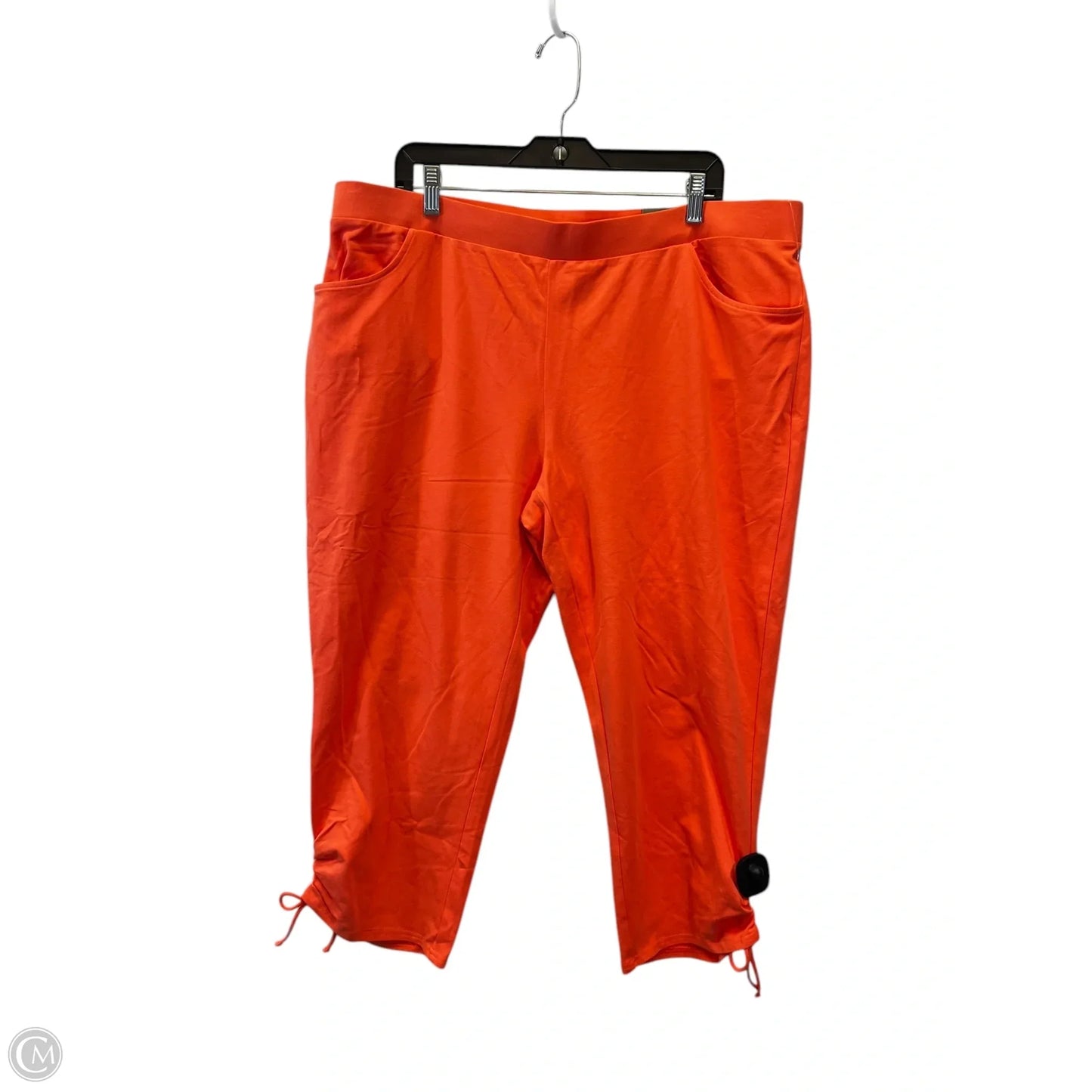 Capris By Chicos In Orange, Size: 16