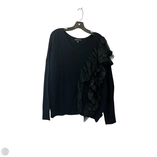 Top Long Sleeve By Inc In Black, Size: Xl
