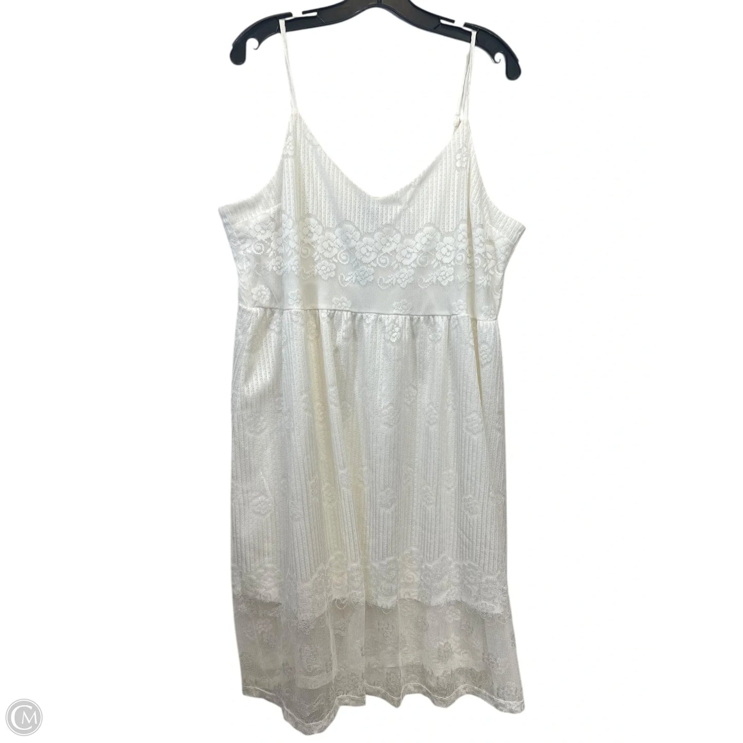Dress Casual Midi By Libby Edelman In Cream, Size: Xxl