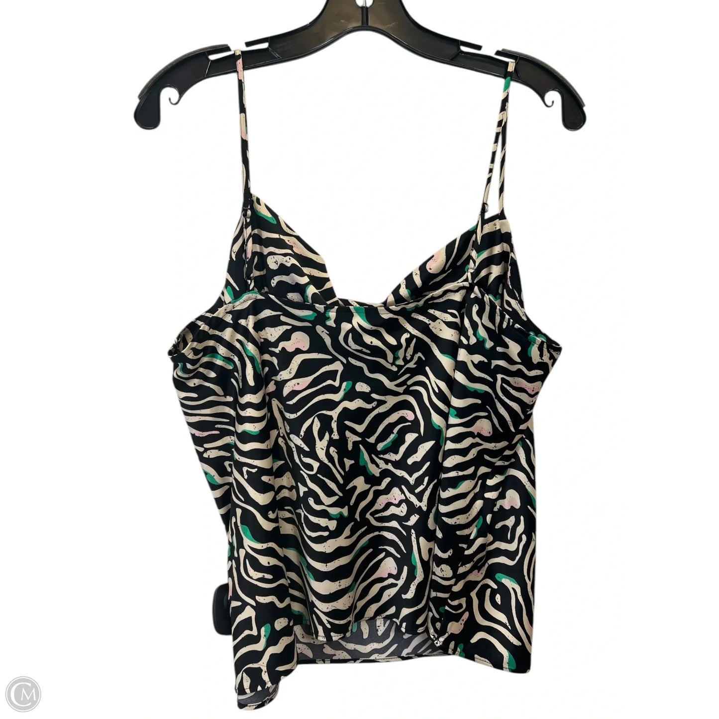 Top Sleeveless By Nine West Apparel In Animal Print, Size: L