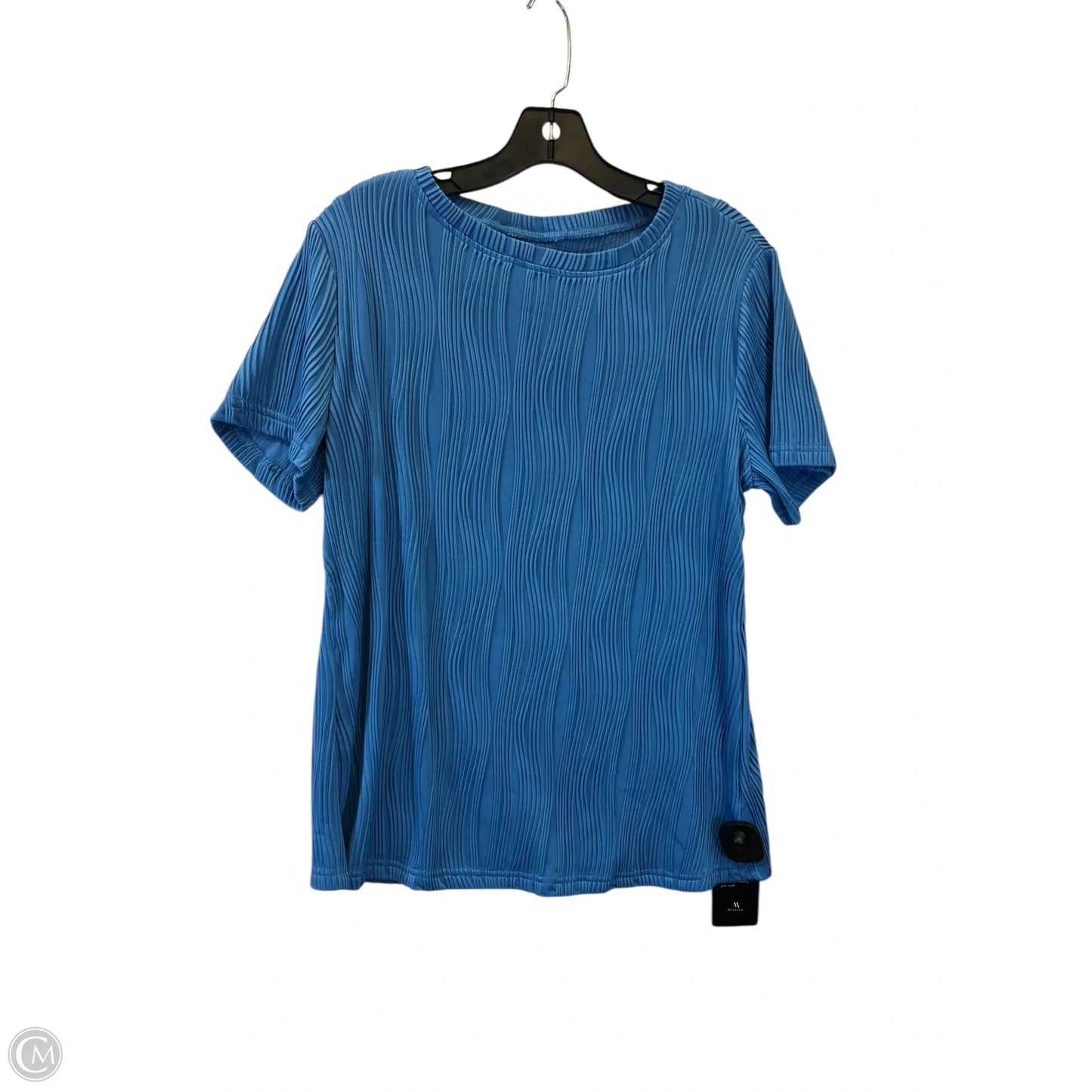 Top Short Sleeve By Clothes Mentor In Blue, Size: L