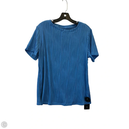Top Short Sleeve By Clothes Mentor In Blue, Size: L