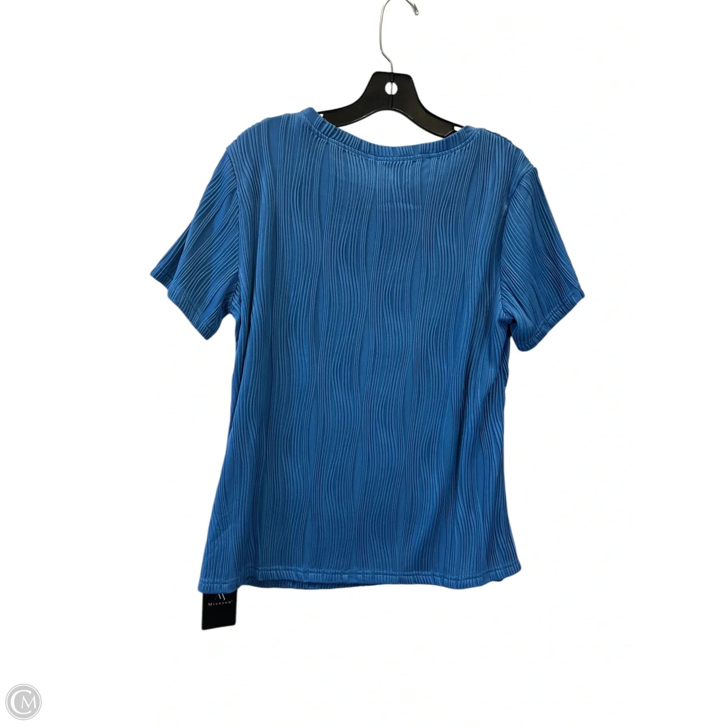 Top Short Sleeve By Clothes Mentor In Blue, Size: L