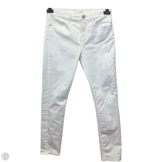 Jeans Skinny By Loft In White, Size: 4