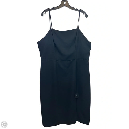 Dress Casual Midi By Nine West Apparel In Black, Size: Xxl