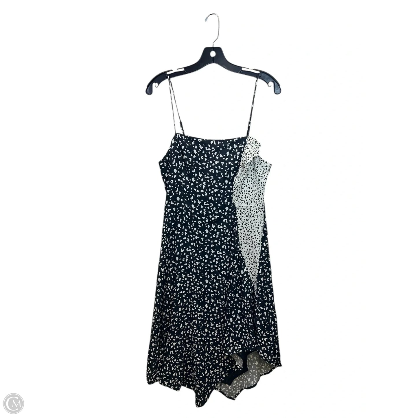 Dress Casual Midi By Lenon Edition In Black & White, Size: M