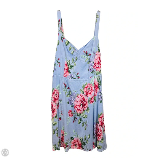 Dress Casual Maxi By Forever 21 In Floral Print, Size: 2x
