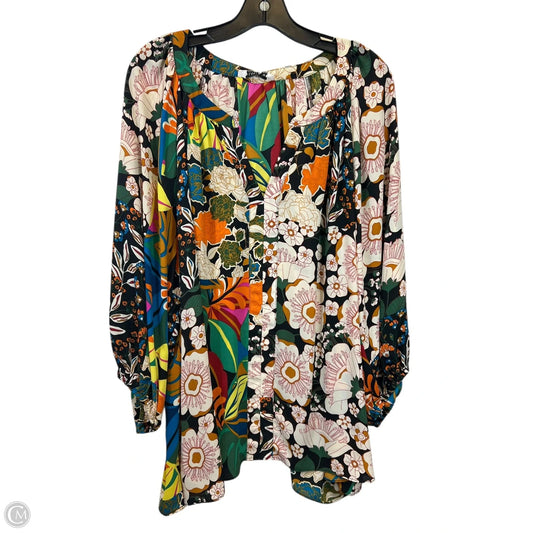 Top Short Sleeve By Rose And Olive In Multi-colored, Size: 3x
