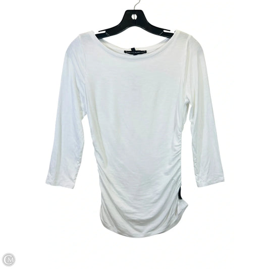 Top Short Sleeve By White House Black Market In White, Size: Xs