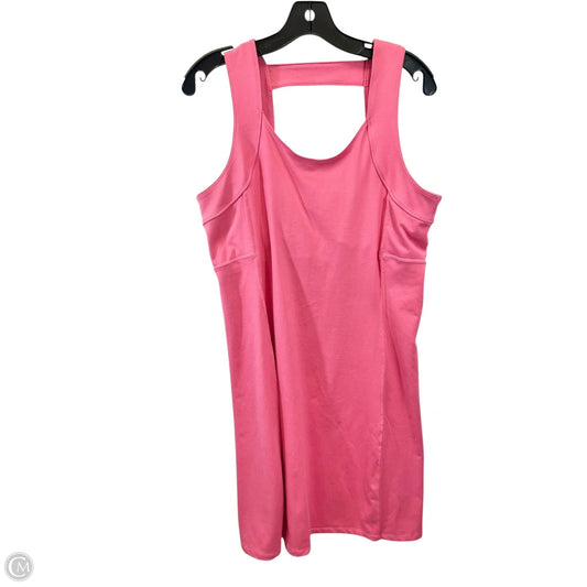 Athletic Dress By Soybu In Pink, Size: Xl