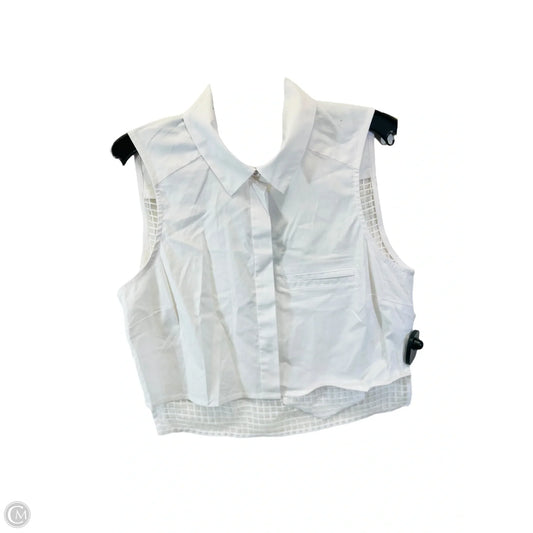 Top Short Sleeve By Kendall + Kylie In White, Size: S