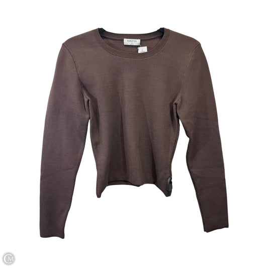 Top Long Sleeve Designer By Babaton In Silver, Size: M