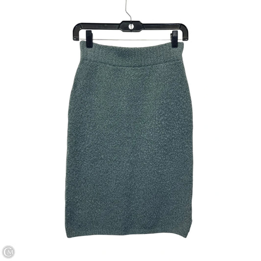 Skirt Midi By Express In Teal, Size: L