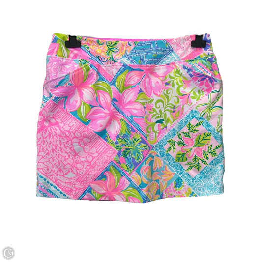 Athletic Skort By Lilly Pulitzer In Blue & Pink, Size: 14