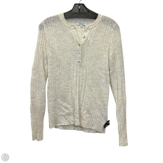 Top Long Sleeve By Madewell In Tan, Size: S