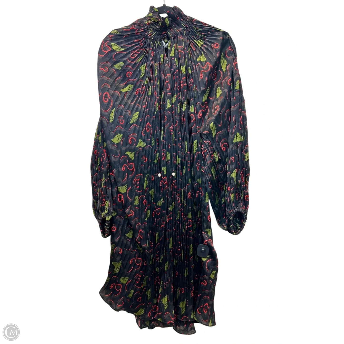 Dress Designer By Opening Ceremony In Black & Green, Size: 6