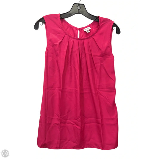 Top Sleeveless By Merona In Pink, Size: M